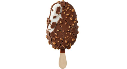 Isolated Chocolate Ice Cream Bar