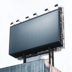 Modern Blank Billboard for Business Advertisement