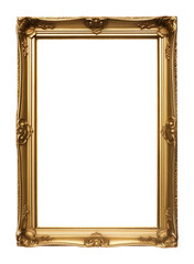PNG Simple vintage golden frame blackboard decorative elegant.