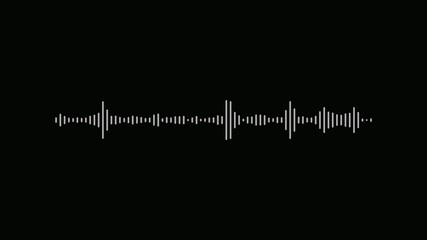 abstract audio wave motion equalizer on black background. audio waveform abstract music waves oscillation modern. Music line graph, sound wave digital frequency spectrum. Minimalist waveform audio. - Powered by Adobe