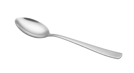 Isolated Silver Spoon