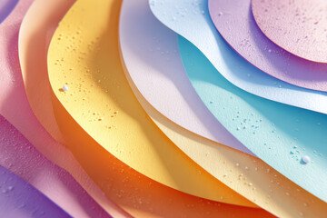 smooth pastel design