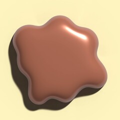 ぷっくりした波型のチョコレート⭐︎