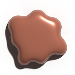 ぷっくりした波型のチョコレート⭐︎png