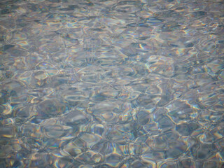 Abstract Water Surface With Light Reflections

