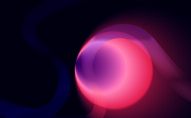 Vibrant abstract composition featuring smooth gradient patterns in shades with color, creating a sense of modernity and creativity. Ideal for backgrounds, design projects, or artistic concepts.