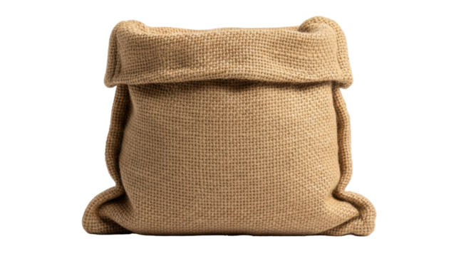 Isolated Burlap Sack