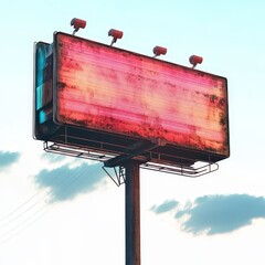 Vintage Billboard for Social Issues Advertisement