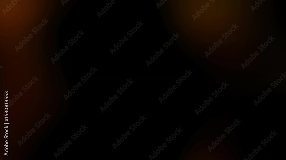 Poster Orange black simple smooth futuristic modern liquid gradient, simple elegant abstract background animation, blank presentation template. Loop animation