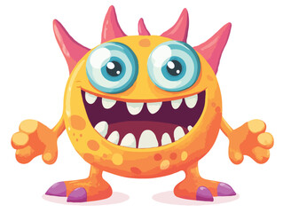 Funny monster vector art
