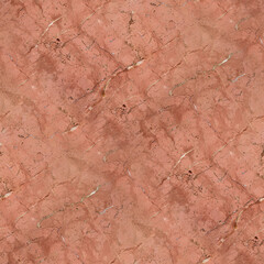 A reddish-brown marble surface with bold cracks and subtle tonal shifts, rugged elegance and depth.