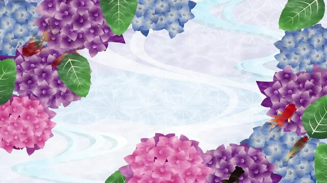 夏の梅雨の季節

