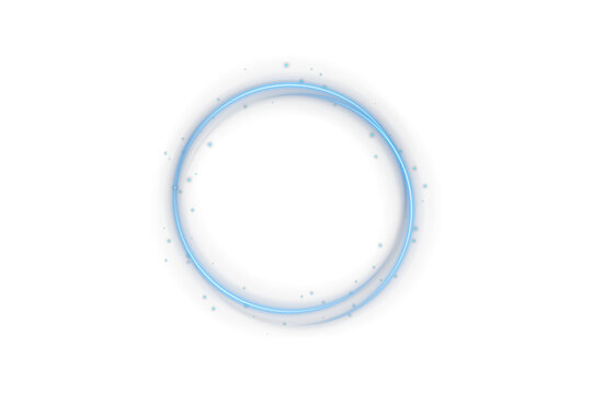 Sapphire ring spins above black night. Magic trail glows with comet energy. Blue eclipse radiates silent aura pulse. Golden swirl curves like falling meteor.