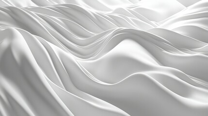 Soft and flowing white wave textures, perfect for background and design elements