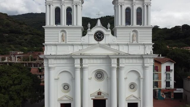 Sopetran, Antioquia - Colombia. November 15, 2023. Lady of the Assumption Parish of Catholic worship