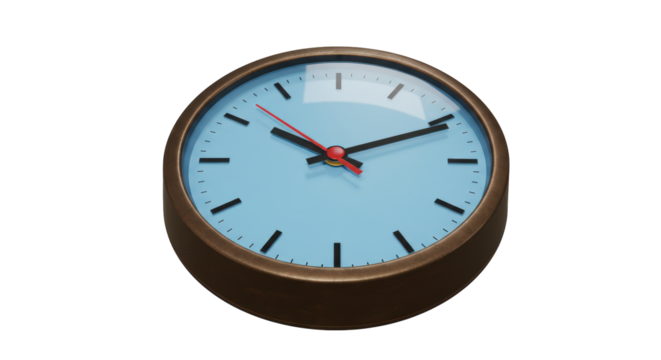 Isolated Wall Clock