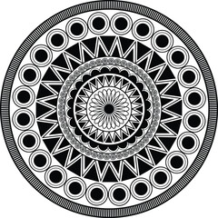 Mandala Coloring Design For Adults
