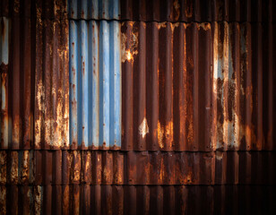 Old dirty zinc iron background image