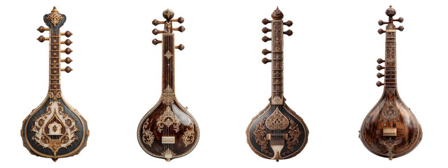 Collection of Traditional Musical Instruments from Various Cultures