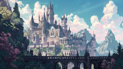 Bringing Imagination to Life: Anime Scene Background Design for Captivating Visual Storytelling