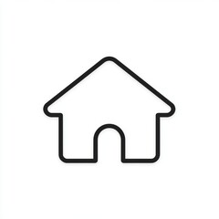 Fototapeta premium Modern natural disaster icons for ui and ux, including those for websites and mobile applications, feature simple lines and outlines, such as the windy house symbol