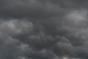 Black cloud storm in evening time / Rain coming on the sky 
