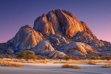 Obraz premium Mungo in outback Australia is home to a desert and dried lake with desert sands and cracking clay