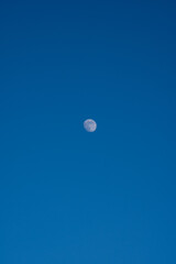 Kleiner Mond am Taghimmel