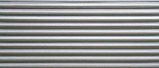 Obraz premium Horizontal lines create texture on a metal surface