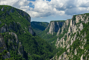 Scenic landscape of Lazar's Canyon (Lazarev kanjon), the deepest and longest canyon in eastern Serbia, near the city of Bor