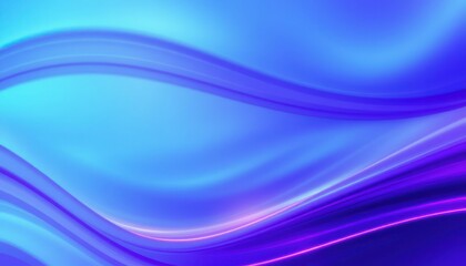 Naklejka premium create an abstract image featuring a blue and purple color palette with smooth lines in the background, add light effects to give it a dreamy appearance