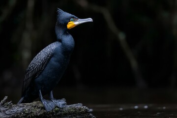 The African darter, also known as Anhinga rufa, can be found in Chobe national park, Botswana
