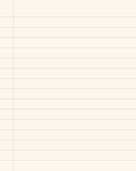 Beige Wide Lined Paper 