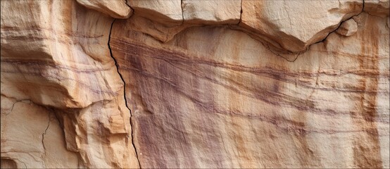 Intriguing patterns on desert rock formations