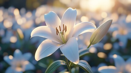 Colorful tulips in pairs, showcasing a variety of hues and elegant leaves.