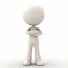 Artistic representation of a poised human silhouette.