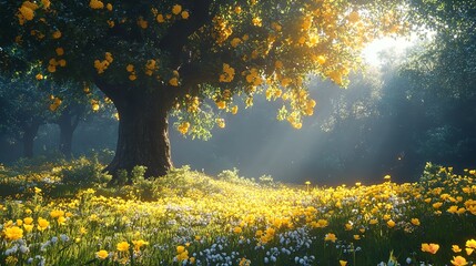 Colorful tulips in pairs, showcasing a variety of hues and elegant leaves.