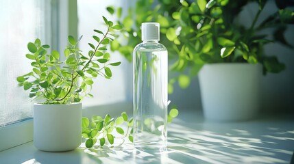 The perfect blend of plants and glassware evokes a sense of calm and natural beauty in your home.