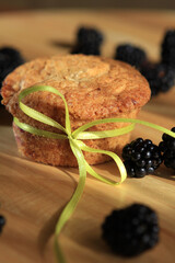 Muffins mit Brombeeren