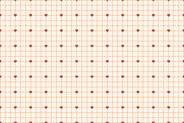 background small love heart and grid lines