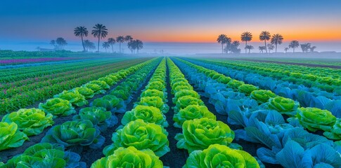 Lush greenery provides the ideal setting for sustainable and organic farming practices that prioritize eco-friendly agriculture