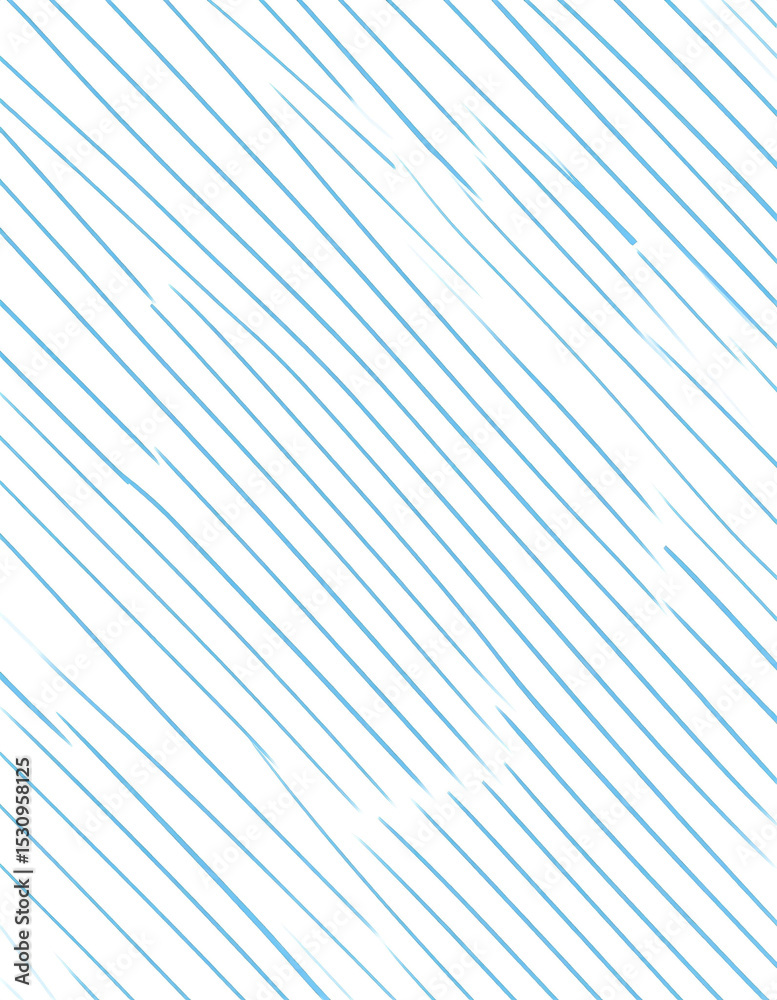Poster An abstract background features a repeating pattern of thin, light blue diagonal lines, subtly varying in thickness and opacity on a crisp white surface