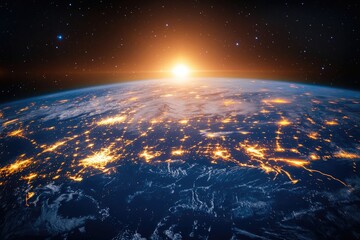Global Network Connectivity Viewed from Space