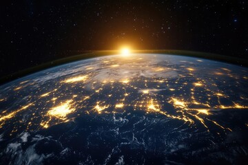 Global Network Connectivity Viewed from Space