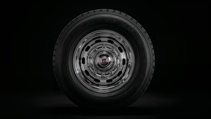 Car wheel close view background