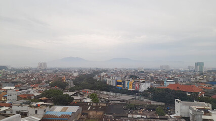 Aerial view of Urban city landscape