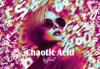 Chaotic Acid Blur Photo Effect