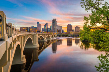 Minneapolis, Minnesota, USA Skyline