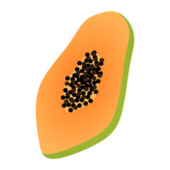papaya vector