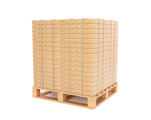 stack of wooden pallets